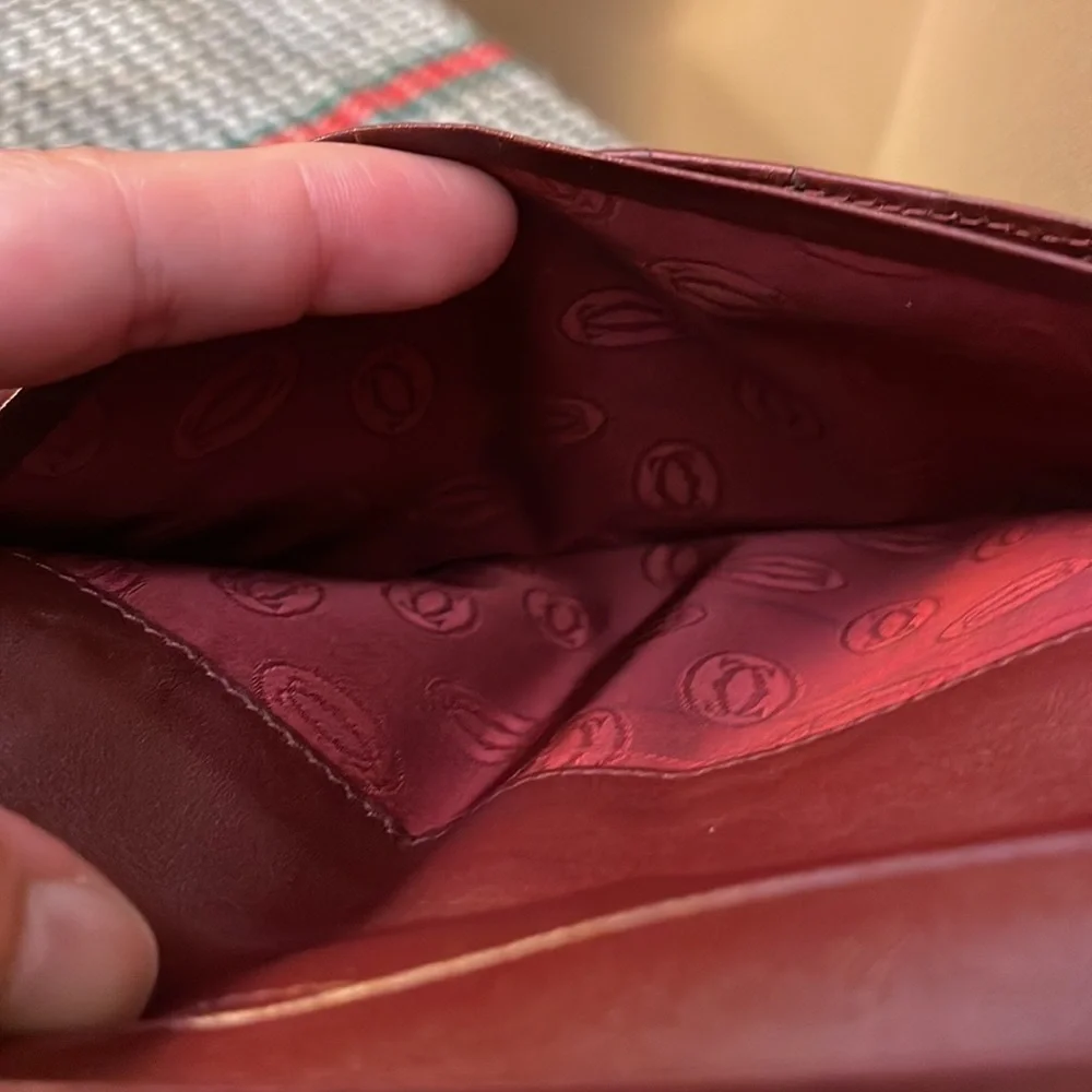 Authentic Vintage Cartier Bifold wallet